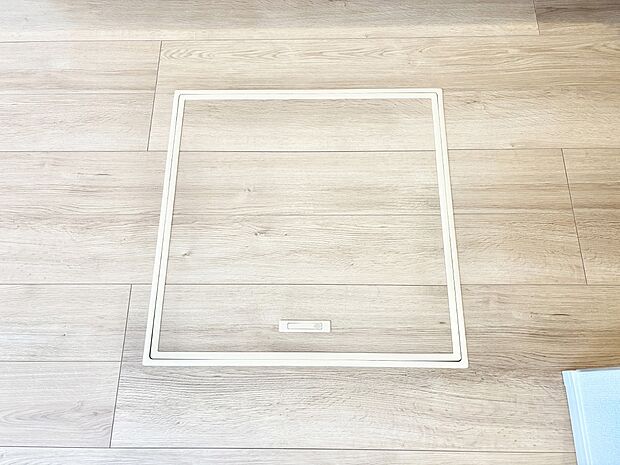 床下収納付き!日用品・非常用品の収納にも大活躍。