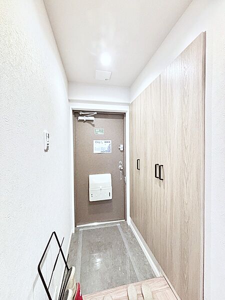 玄関には収納もたっぷりあるのでスッキリした衛生的な空間を保てそう