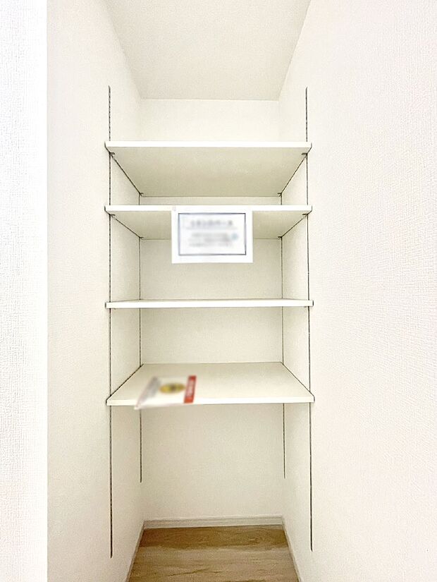 便利なリネン庫で、スッキリした使いやすい洗面室に  