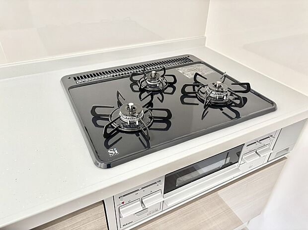 三口ガスコンロでお料理が一気にはかどりそう