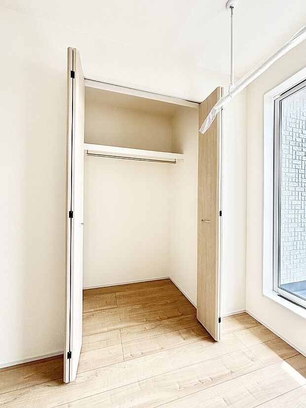 収納力あるクローゼット