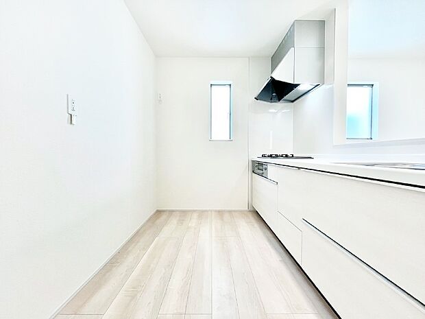 ゆとりあるキッチンではご家族と楽しくお料理ができます。