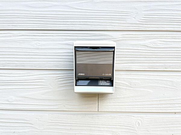 ＥＶ充電用屋外コンセント 。