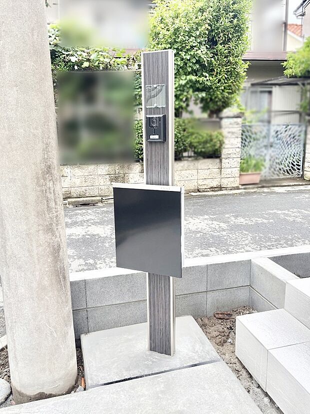 表札・インターホン・ポストをひとつに集約
