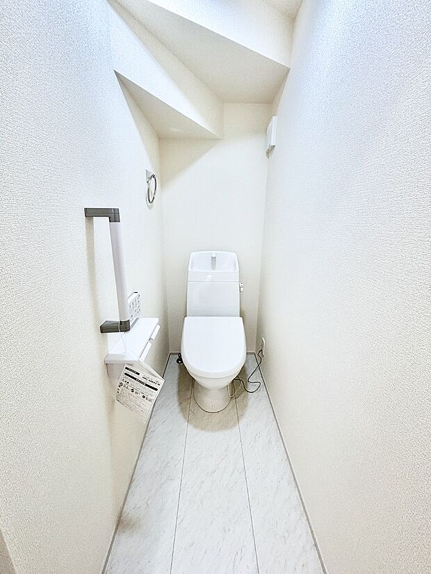 ウォシュレット付きトイレが1階と2階それぞれに配置されていてとても便利です。