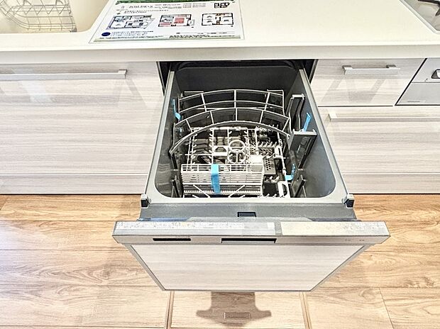 面倒なお片づけは食洗機にお任せ!家事の負担が減って、時間にも気持ちにもゆとりができます。