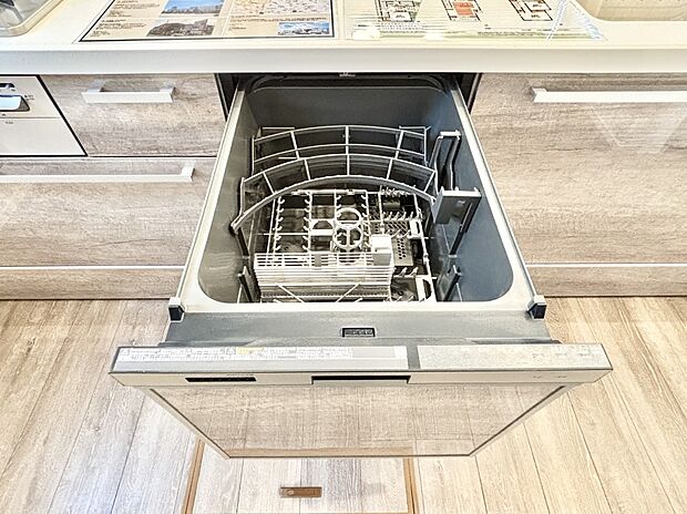 面倒なお片づけは食洗機にお任せ!家事の負担が減って、時間にも気持ちにもゆとりができます。