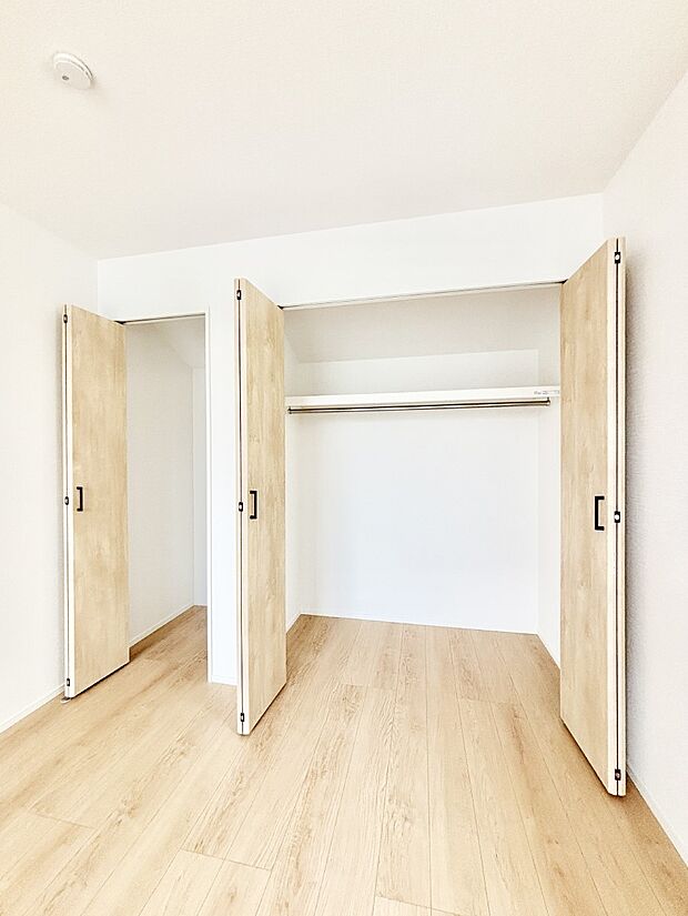 収納力あるクローゼット