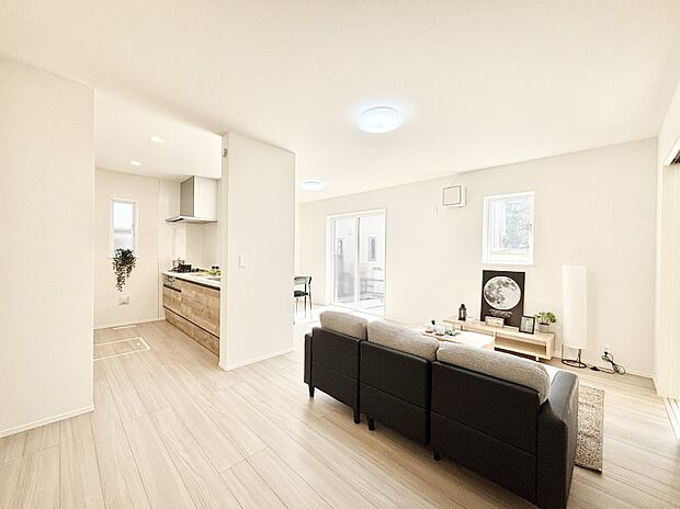 住む方の個性が引き出される、インテリアを考えるのが楽しみなリビングです