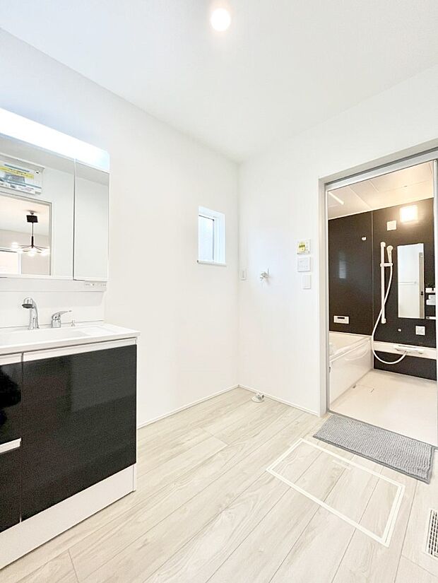 清潔感のあるランドリースペース