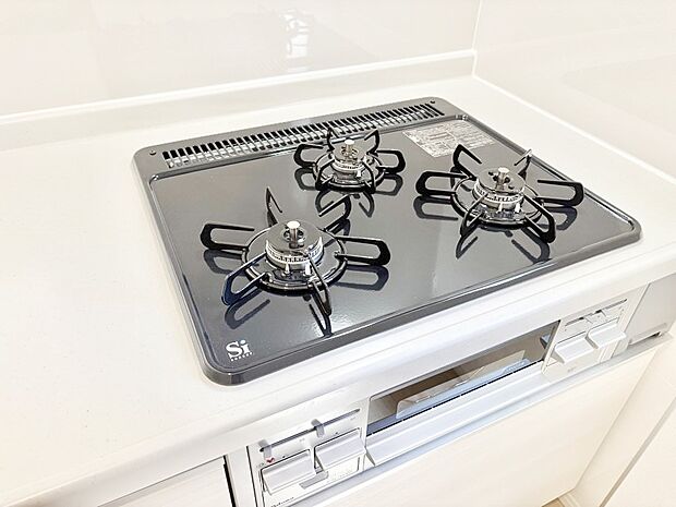 三口ガスコンロでお料理が一気にはかどりそう