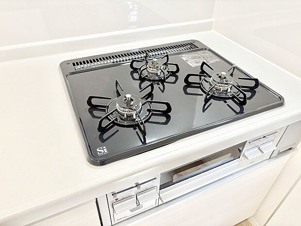 三口ガスコンロでお料理が一気にはかどりそう