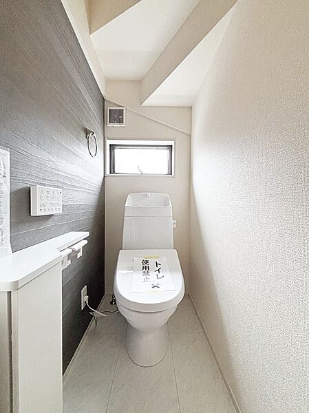 トイレは1階と2階それぞれに配置されていてとても便利です。