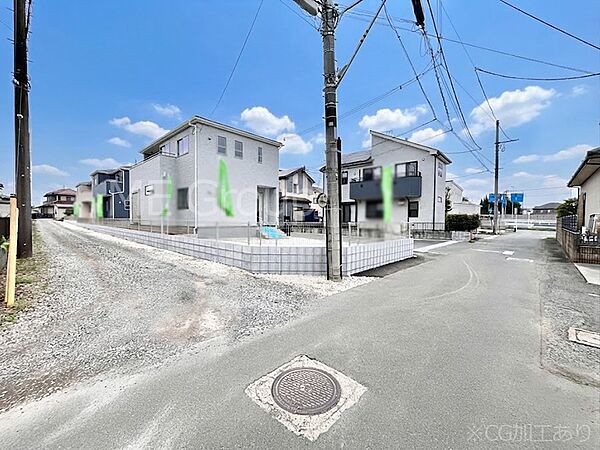 前面道路はきちんと整備されています