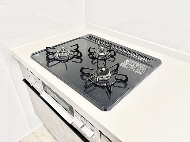 三口ガスコンロでお料理が一気にはかどりそう