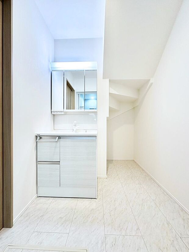 清潔感のあるランドリースペース