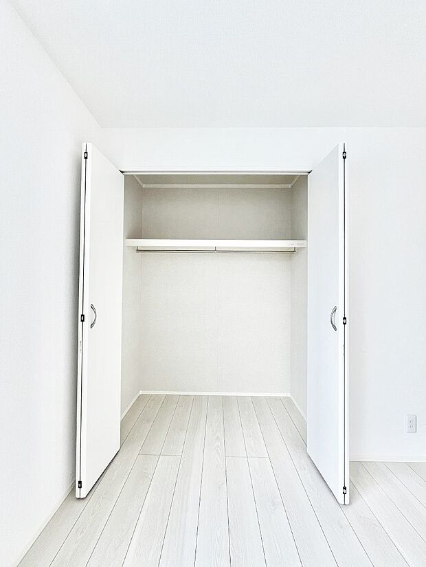 収納力あるクローゼット