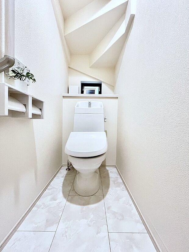 トイレは1階と2階それぞれに配置されていてとても便利です。