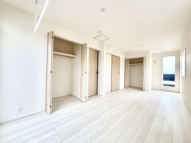 将来は2部屋にすることもできますね。お年頃になったら夢の個室にチェンジ!