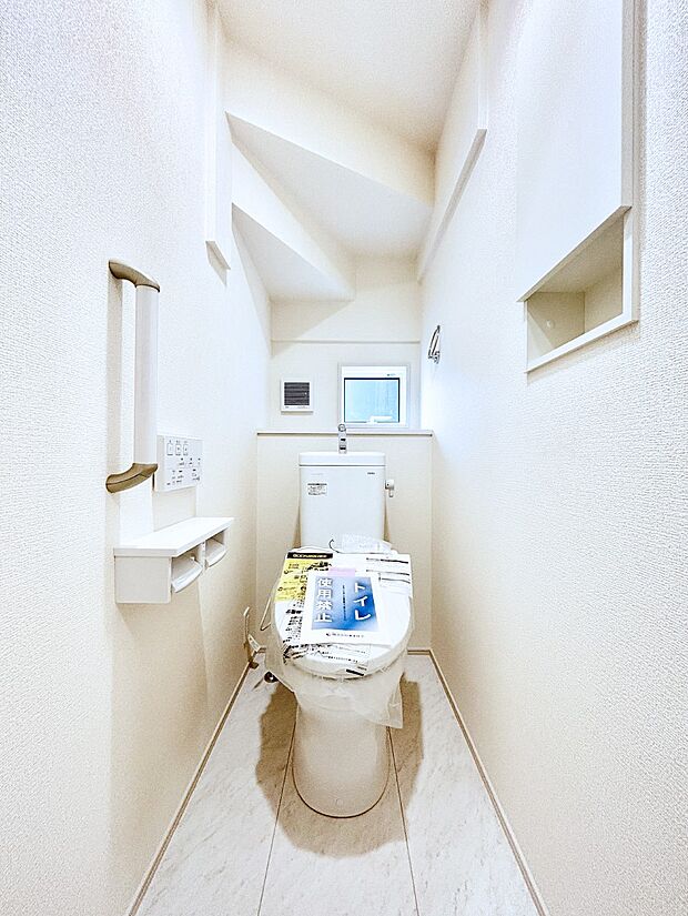 ウォシュレット付きトイレが1階と2階それぞれに配置されていてとても便利です。