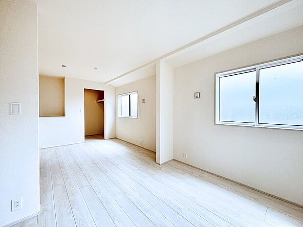 将来は2部屋にすることもできますね。お年頃になったら夢の個室にチェンジ!
