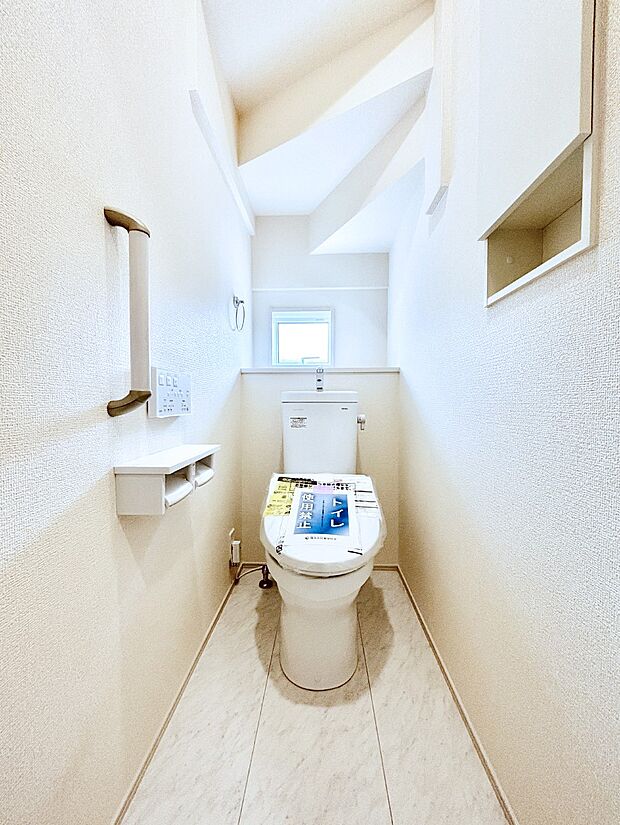 ウォシュレット付きトイレが1階と2階それぞれに配置されていてとても便利です。