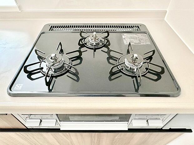 三口ガスコンロでお料理が一気にはかどりそう