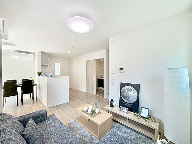 住む方の個性が引き出される、インテリアを考えるのが楽しみなリビングです!