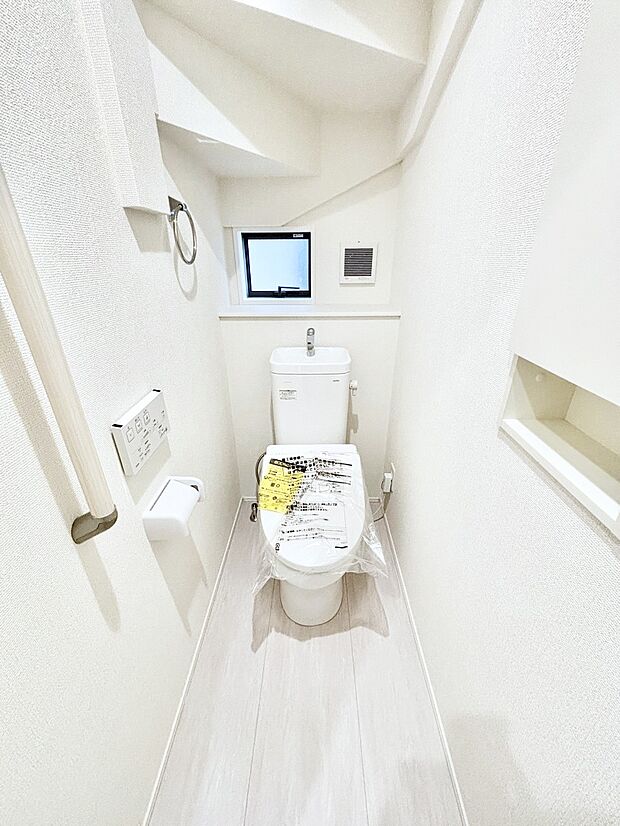 ウォシュレット付きトイレが1階と2階それぞれに配置されていてとても便利です。