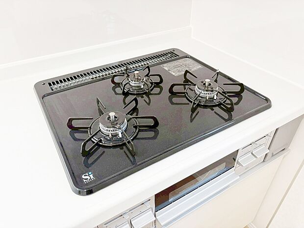 三口ガスコンロでお料理が一気にはかどりそう