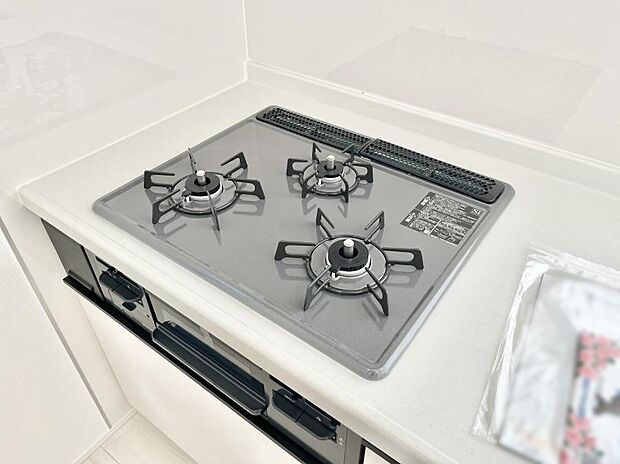 三口ガスコンロでお料理が一気にはかどりそう