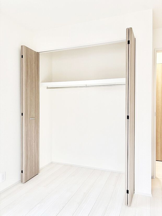 収納力あるクローゼット