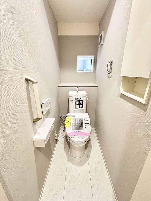 トイレは1階と2階それぞれに配置されていてとても便利です。 