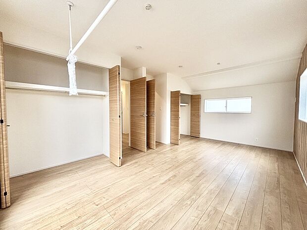 将来は2部屋にすることもできますね。お年頃になったら夢の個室にチェンジ!