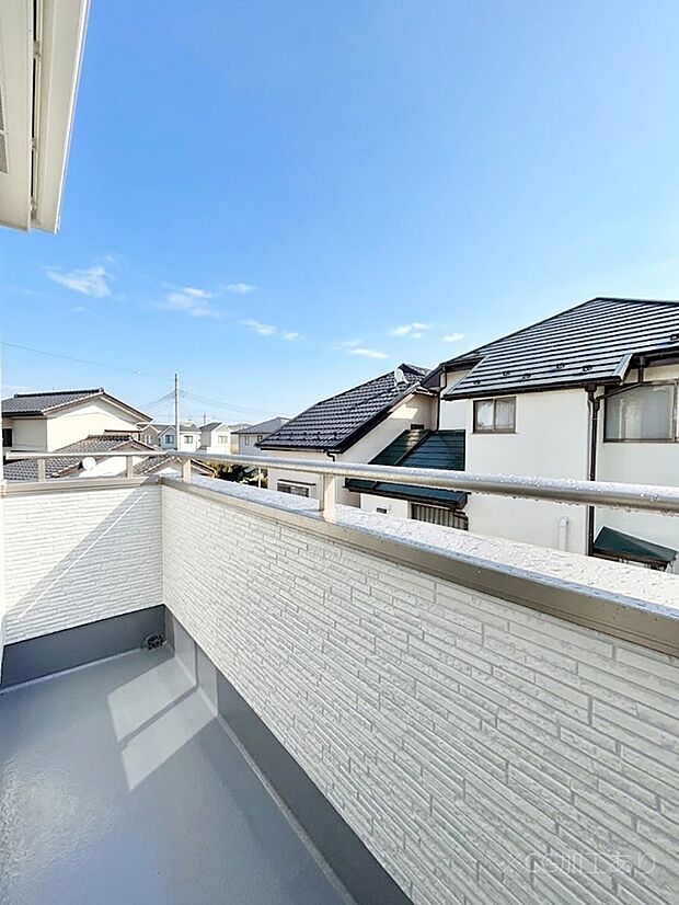 風通しの良いバルコニーが2ヶ所