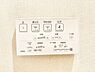 設備：毎日を快適に！トイレは温水洗浄機能付きです。