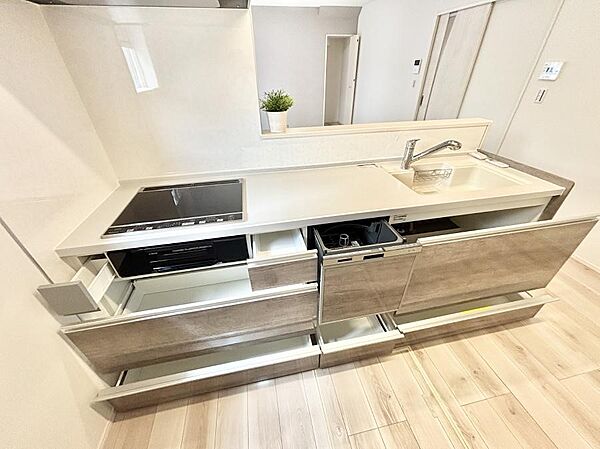 使いやすさを優先したスライド式収納タイプ！