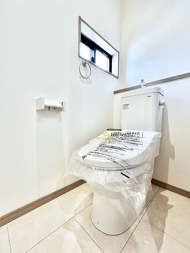 ウォシュレット付きトイレが1階と2階それぞれに配置されていてとても便利です。 