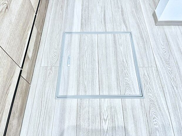 床下収納付き！日用品・非常用品の収納にも大活躍。