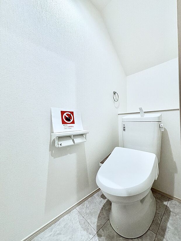 ウォシュレット付きトイレが1階と2階それぞれに配置されていてとても便利です。