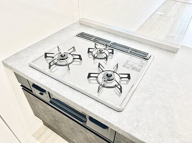 三口ガスコンロでお料理が一気にはかどりそう