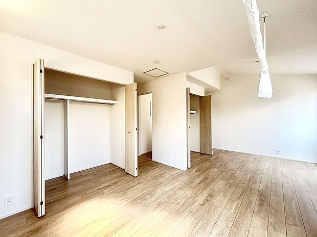 将来は2部屋にすることもできますね。お年頃になったら夢の個室にチェンジ!