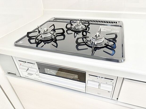 三口ガスコンロでお料理が一気にはかどりそう