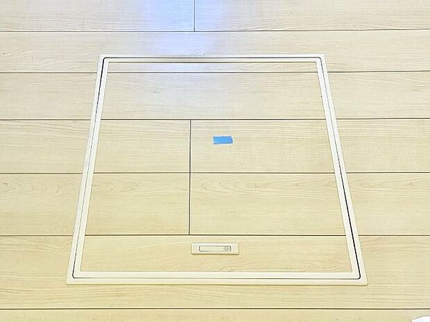 床下収納付き!日用品・非常用品の収納にも大活躍。