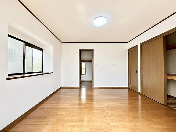 ウォークインクローゼットがあるお部屋。季節ごとの入れ替えも不要で便利です！