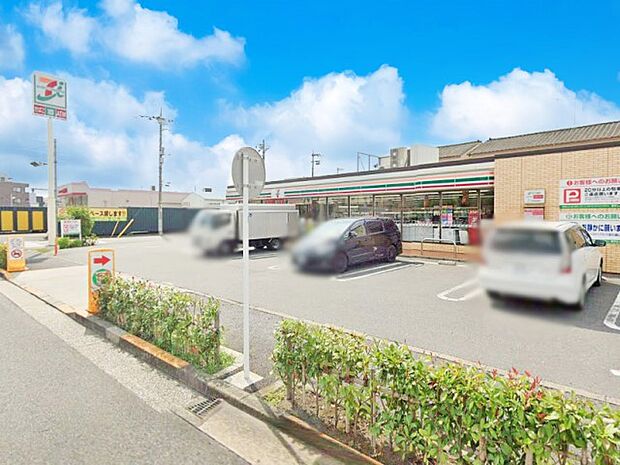 コンビニ 300m セブン-イレブン 足立保木間3丁目店