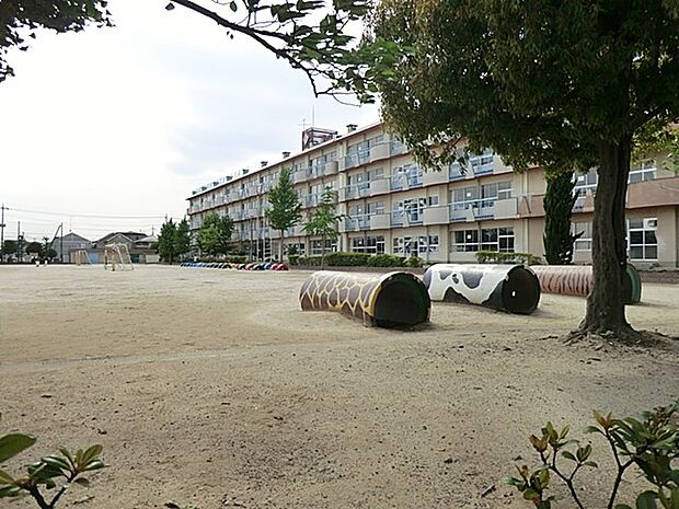 小学校 1200m 越谷市立千間台小学校