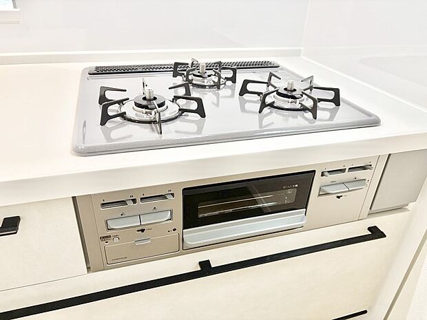 三口ガスコンロでお料理が一気にはかどりそう