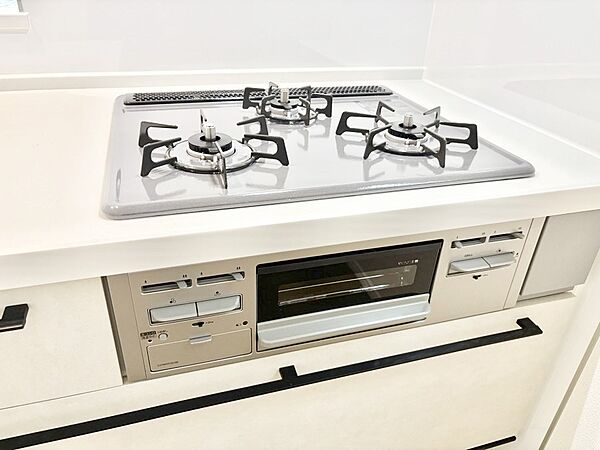 三口ガスコンロでお料理が一気にはかどりそう