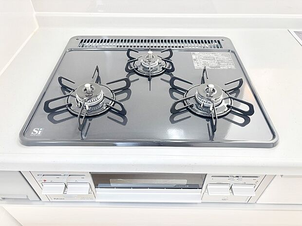 三口ガスコンロでお料理が一気にはかどりそう